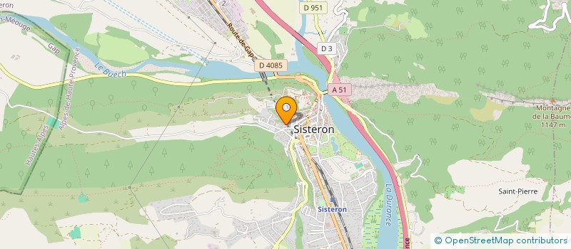 localisation de l'entreprise MONSIEUR BRYAN DECLOITRE  SISTERON