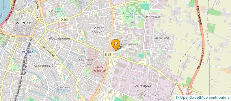 localisation de l'entreprise MONSIEUR BRYAN DEFRENNE  VALENCE