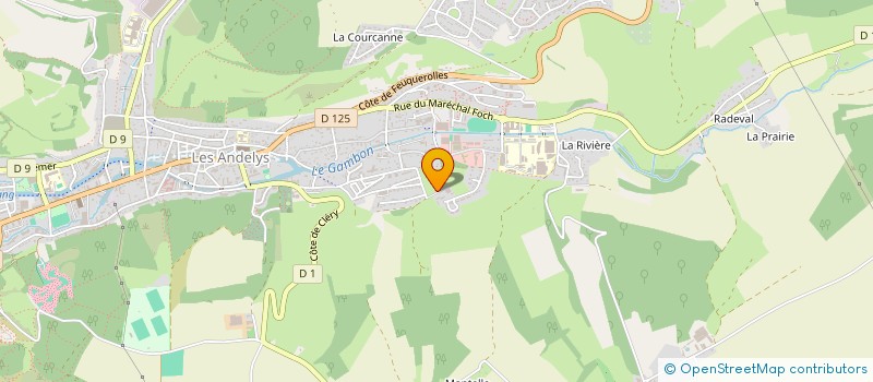 localisation de l'entreprise MONSIEUR BRYAN DELARUELLE  LES ANDELYS