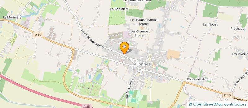 localisation de l'entreprise MONSIEUR BRYAN DELORME  ALLONNES