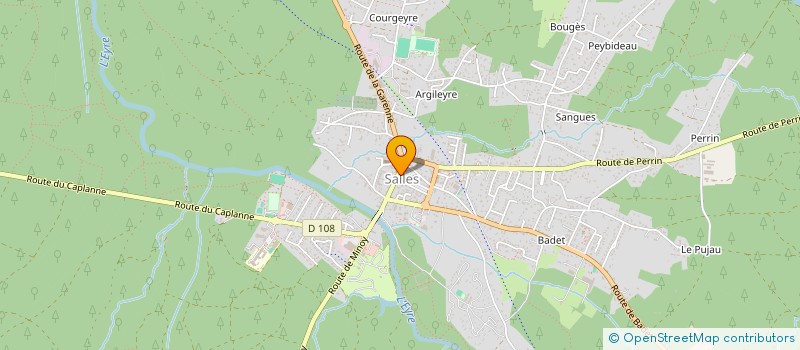 localisation de l'entreprise MONSIEUR BRYAN DEROSIER  SALLES