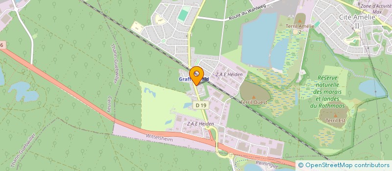 localisation de l'entreprise MONSIEUR BRYAN DIEBOLD  WITTELSHEIM