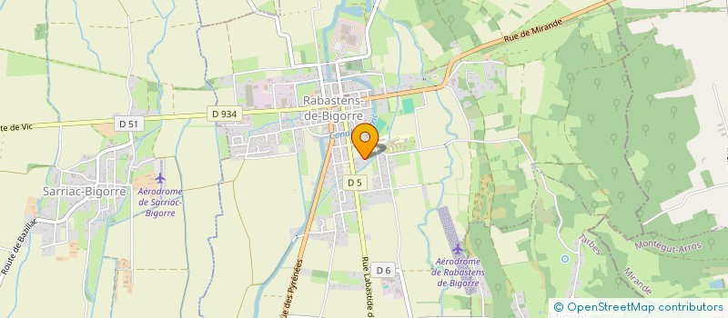 localisation de l'entreprise MONSIEUR BRYAN DUBAU  RABASTENS-DE-BIGORRE