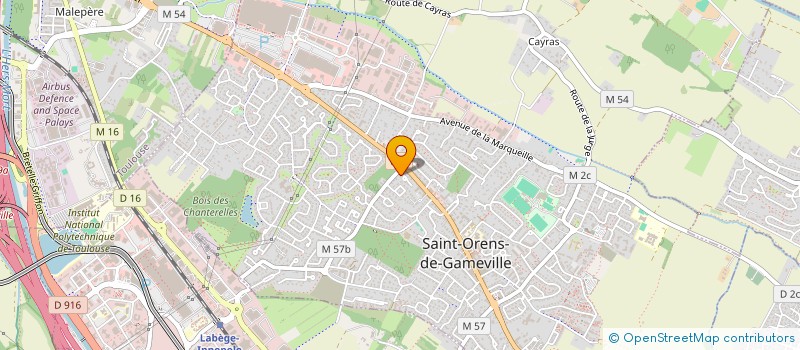 localisation de l'entreprise MONSIEUR BRYAN DUDZIAK  SAINT-ORENS-DE-GAMEVILLE