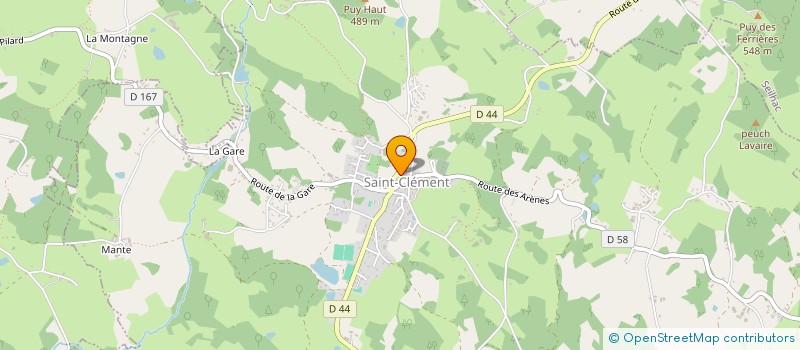 localisation de l'entreprise MONSIEUR BRYAN DUMAS à SAINT-CLEMENT