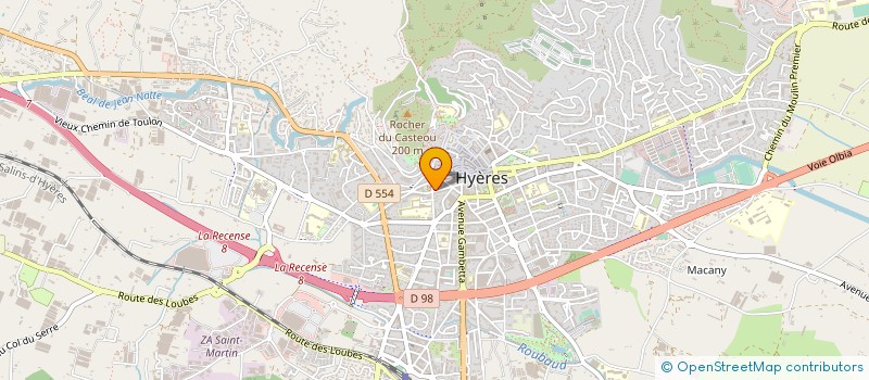 localisation de l'entreprise MONSIEUR BRYAN DUPREZ à HYERES