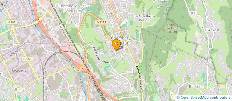 localisation de l'entreprise MONSIEUR BRYAN DUPUIS  CHAMBERY