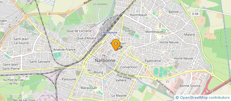 localisation de l'entreprise MONSIEUR BRYAN ESPINAS  NARBONNE