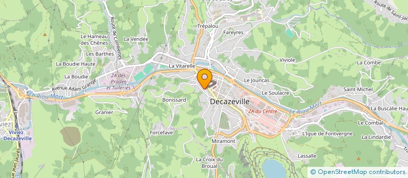 localisation de l'entreprise MONSIEUR BRYAN ESPINOS  DECAZEVILLE