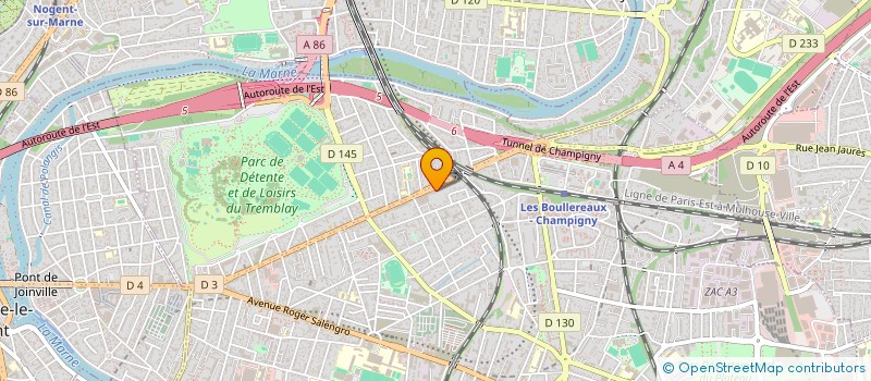 localisation de l'entreprise MONSIEUR BRYAN FAVE à CHAMPIGNY-SUR-MARNE