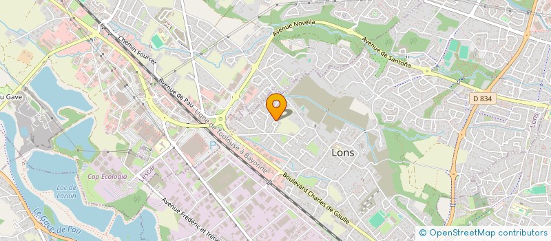 localisation de l'entreprise MONSIEUR BRYAN FERREIRA  LONS