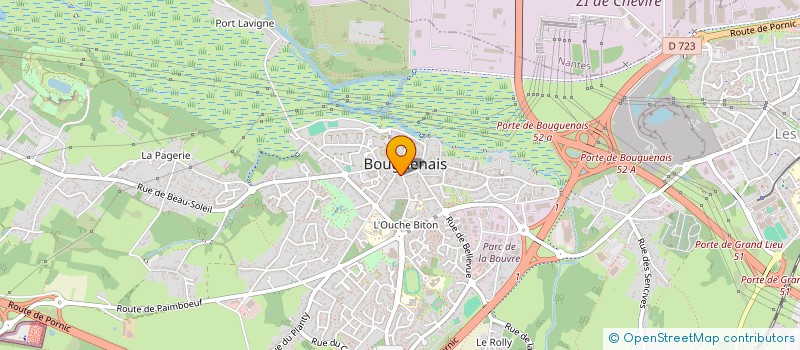 localisation de l'entreprise MONSIEUR BRYAN FERRIAULT  BOUGUENAIS