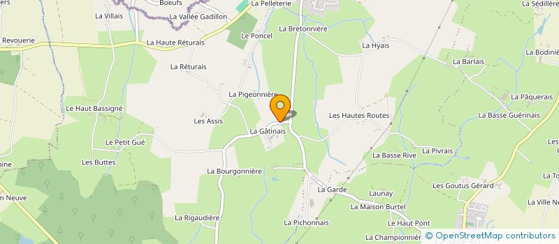 localisation de l'entreprise MONSIEUR BRYAN GAUDOT  LES PORTES DU COGLAIS