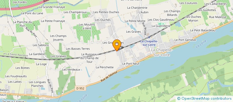 localisation de l'entreprise MONSIEUR BRYAN GERVAIS  LA CHAPELLE-SUR-LOIRE