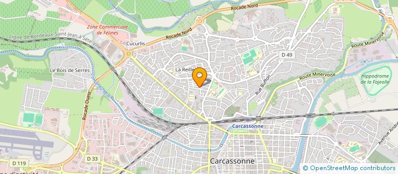 localisation de l'entreprise MONSIEUR BRYAN GIMENEZ  CARCASSONNE