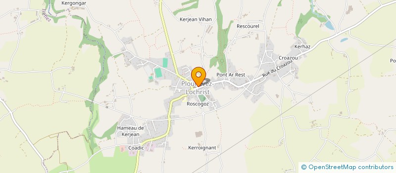 localisation de l'entreprise MONSIEUR BRYAN GOGUER  PLOUNEVEZ-LOCHRIST