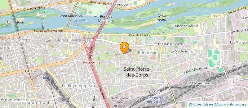 localisation de l'entreprise MONSIEUR BRYAN GOMES  SAINT-PIERRE-DES-CORPS