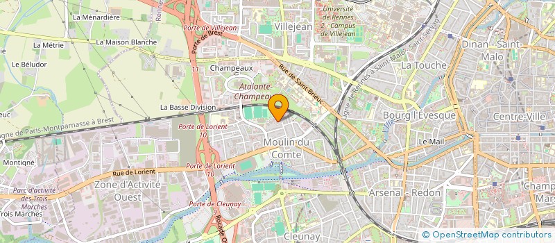 localisation de l'entreprise MONSIEUR BRYAN GOUIN  RENNES