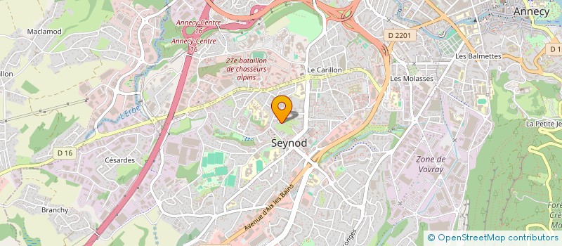 localisation de l'entreprise MONSIEUR BRYAN GOUINAUD  ANNECY