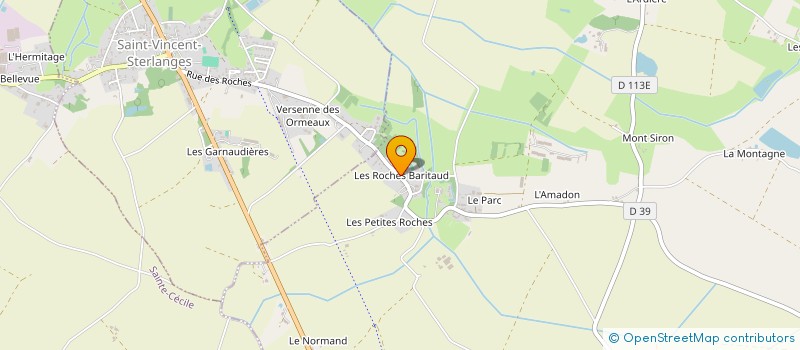 localisation de l'entreprise MONSIEUR BRYAN GUERS  SAINT-GERMAIN-DE-PRINCAY