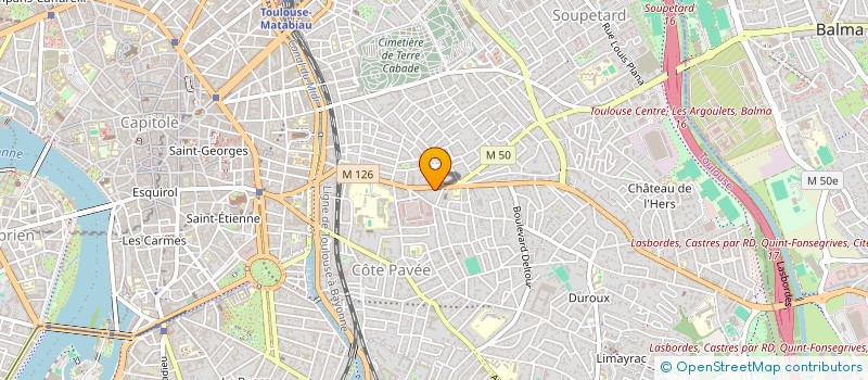 localisation de l'entreprise MONSIEUR BRYAN GUICHOU à TOULOUSE