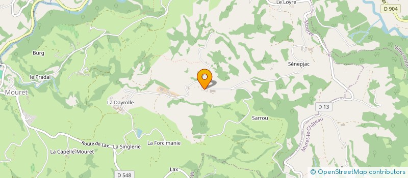 localisation de l'entreprise MONSIEUR BRYAN HECART  MOURET