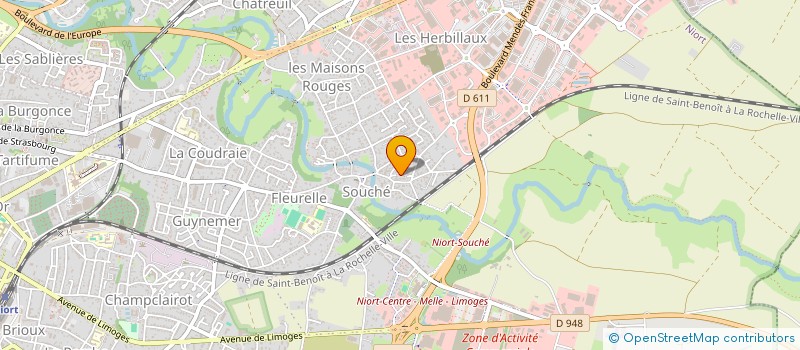 localisation de l'entreprise MONSIEUR BRYAN  HERBSTER  NIORT