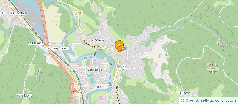 localisation de l'entreprise MONSIEUR BRYAN HRYHORYZYN  ELOYES