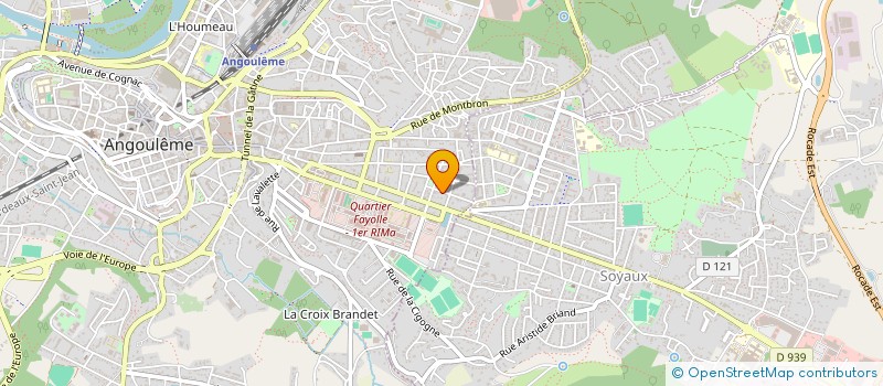 localisation de l'entreprise MONSIEUR BRYAN JACQUET à ANGOULEME