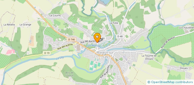 localisation de l'entreprise MONSIEUR BRYAN JAVAUX  MAREUIL-SUR-LAY-DISSAIS