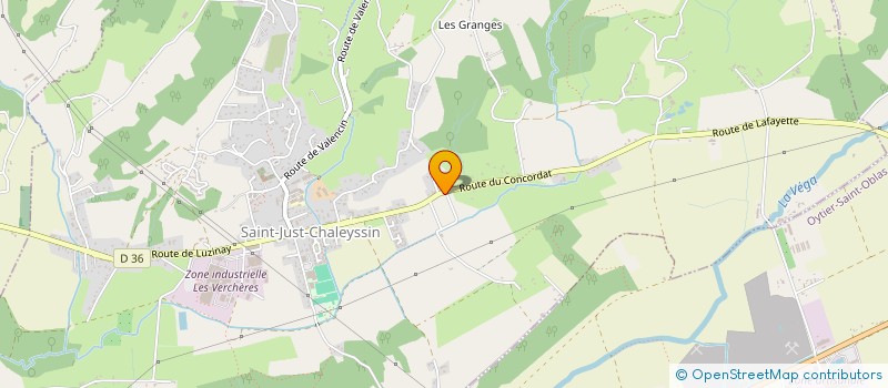 localisation de l'entreprise MONSIEUR BRYAN JAYET à SAINT-JUST-CHALEYSSIN