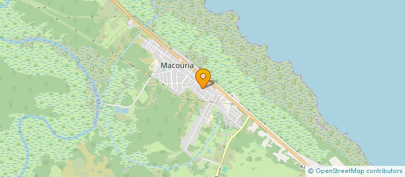 localisation de l'entreprise MONSIEUR BRYAN JEROLON  MACOURIA