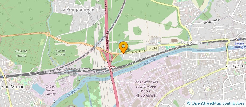 localisation de l'entreprise MONSIEUR BRYAN KITENGE  POMPONNE