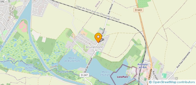 localisation de l'entreprise MONSIEUR BRYAN LABALETTE  BRUNEMONT