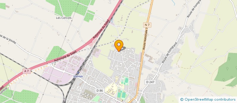 localisation de l'entreprise MONSIEUR BRYAN LAFLEUR  LIVRON-SUR-DROME