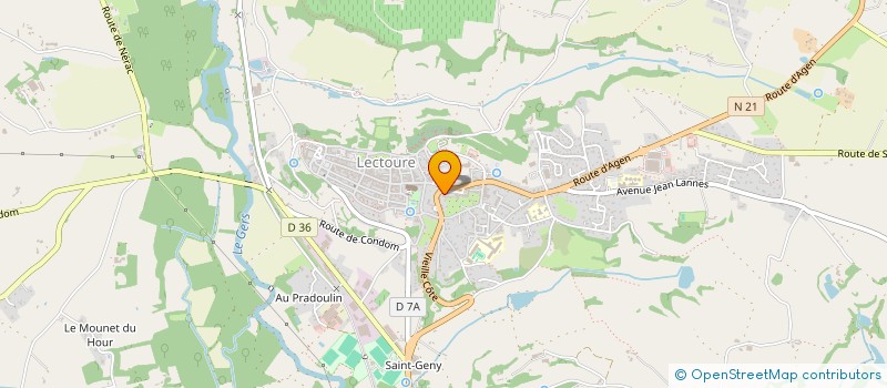 localisation de l'entreprise MONSIEUR BRYAN LAGRENEE  LECTOURE