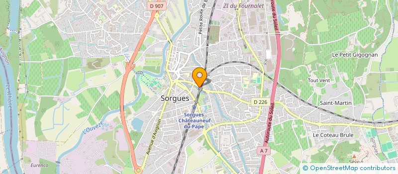 localisation de l'entreprise MONSIEUR BRYAN LAGRENEE  LE PONTET