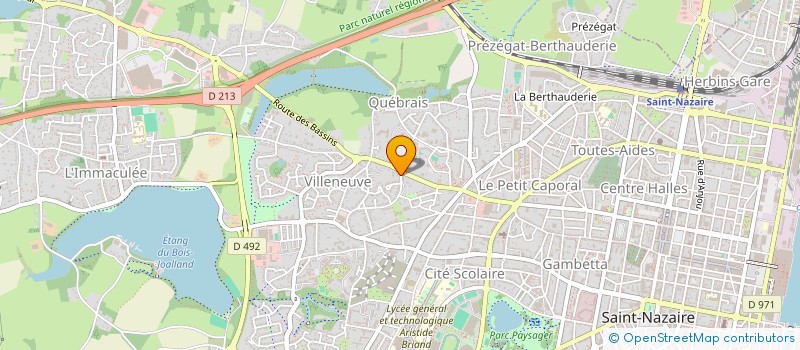 localisation de l'entreprise MONSIEUR BRYAN LANDON  SAINT-NAZAIRE