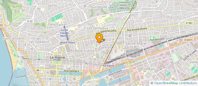 localisation de l'entreprise MONSIEUR BRYAN LEBLOND  LE HAVRE