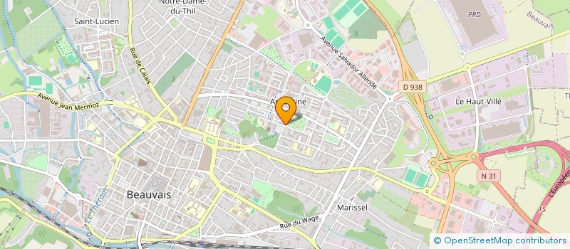 localisation de l'entreprise MONSIEUR BRYAN LEGRAIN  BEAUVAIS