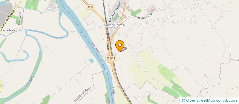 localisation de l'entreprise MONSIEUR BRYAN LENESTOUR  AIGUILLON