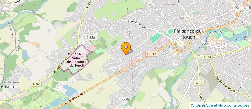 localisation de l'entreprise MONSIEUR BRYAN LESSIG  PLAISANCE-DU-TOUCH