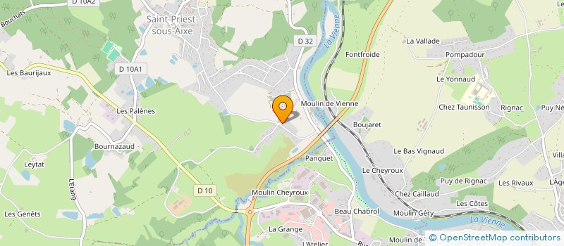 localisation de l'entreprise MONSIEUR BRYAN LEYTERE à SAINT-PRIEST-SOUS-AIXE