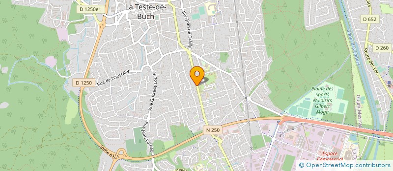 localisation de l'entreprise MONSIEUR BRYAN LHOMMEAU  LA TESTE-DE-BUCH