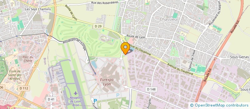 localisation de l'entreprise MONSIEUR BRYAN LIEBALLE  CHASSIEU