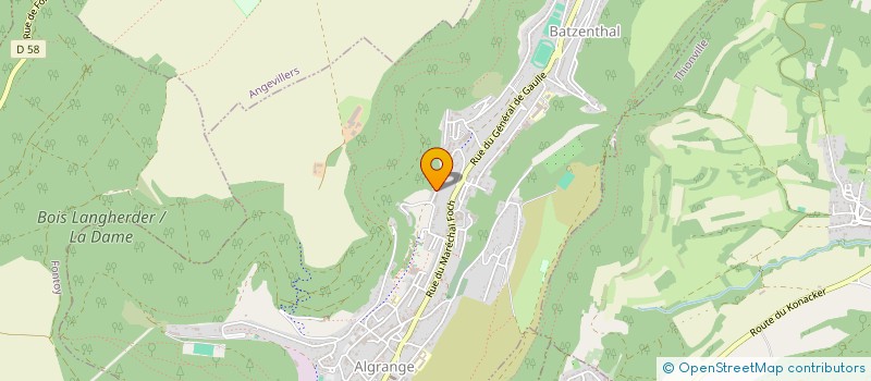 localisation de l'entreprise MONSIEUR BRYAN LINDOR  ALGRANGE