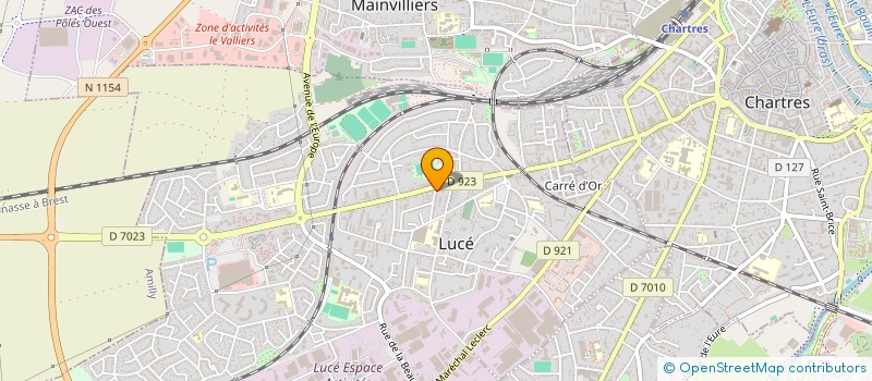 localisation de l'entreprise MONSIEUR BRYAN MARTEAU à LUCE