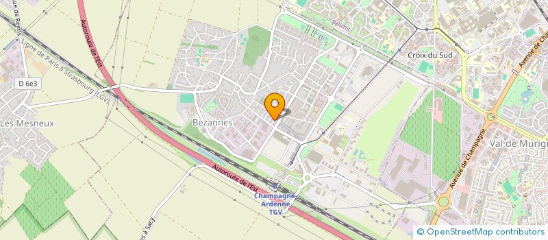 localisation de l'entreprise MONSIEUR BRYAN MATHIAS  BEZANNES