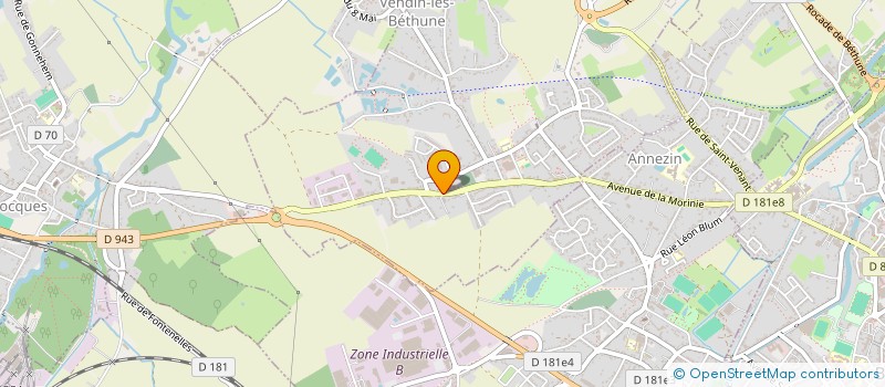 localisation de l'entreprise MONSIEUR BRYAN MEISTER  VENDIN-LES-BETHUNE