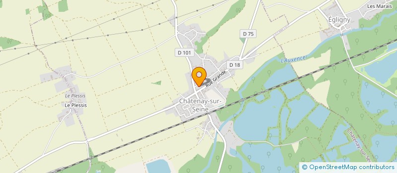 localisation de l'entreprise MONSIEUR BRYAN MENARD  CHATENAY-SUR-SEINE